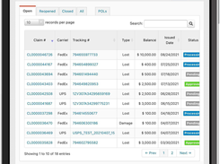 Cabrella Shipping Insurance Screenshot 1