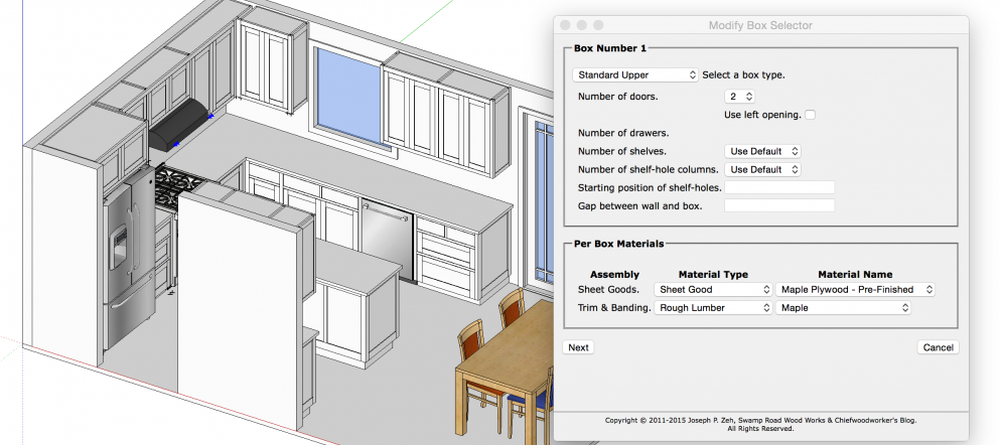 Sheet Goods Selector