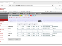 CacheGuard URL lists