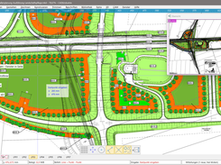 Road planning and landscaping