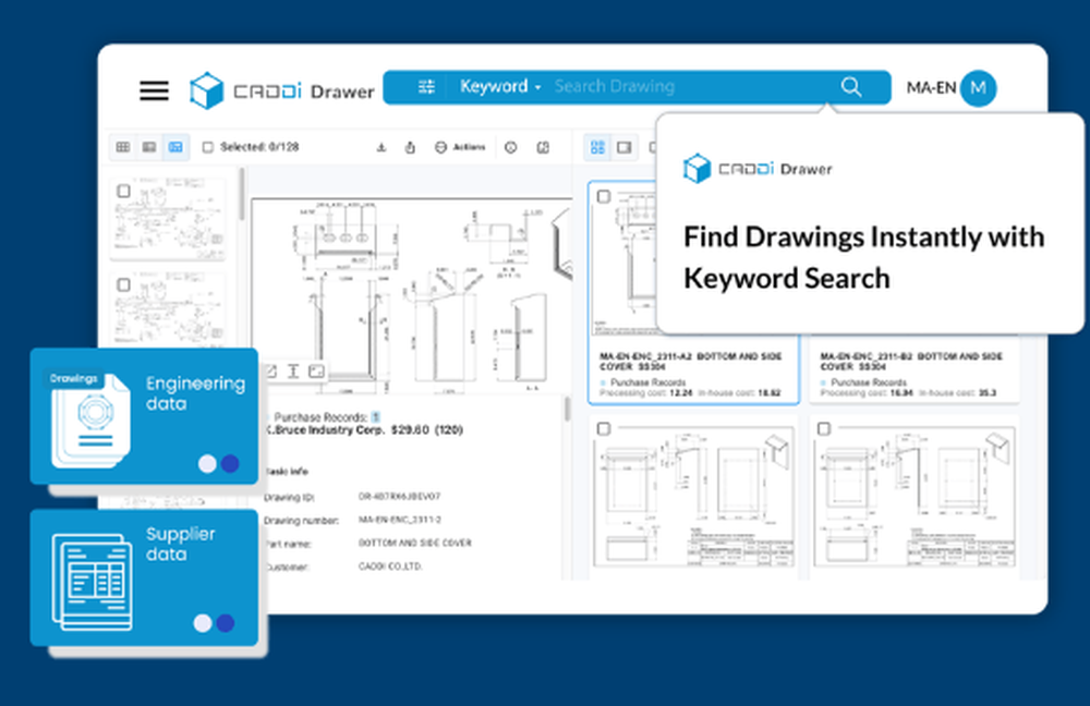 CADDi Drawer Screenshot 1