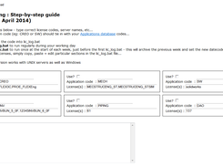 License logging setup