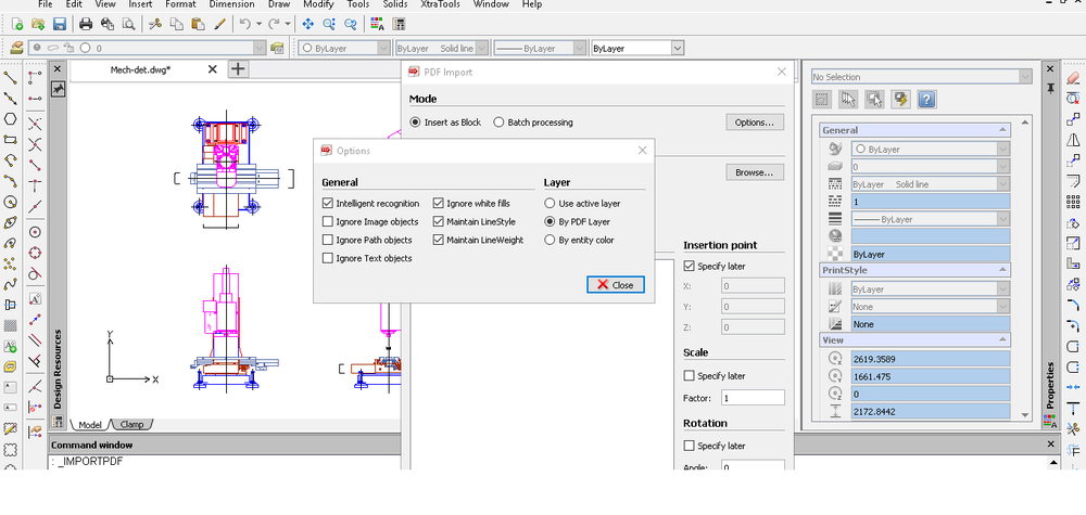 PDF to DWG