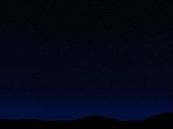 Starfields during night