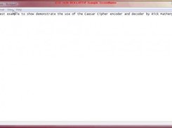 Final file decrypted by the Caesar Decoder