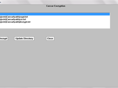 CaesarEncryption Screenshot 1