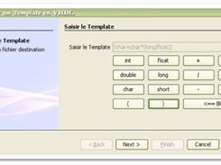 Template generator for VHDL conversion