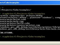 Cake running under Cygwin 