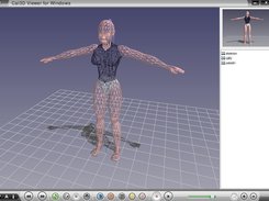 Cal3dViewer  Screenshot 2