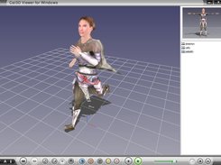 Cal3dViewer  Screenshot 1