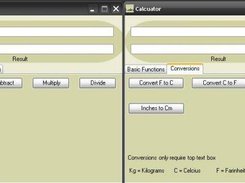 Shows the calculators functions