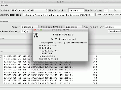 CalcPi running on OS X