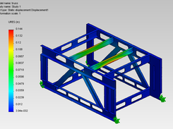 Displacements (in) Solidworks Simulation