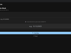 Calendar Calc v2.0 Screenshot 1