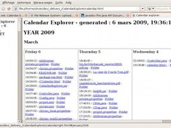 Calendar Explorer seen in Mozilla Firefox