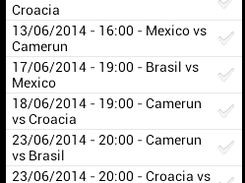 Calendario Brasil 2014 Android Screenshot 2