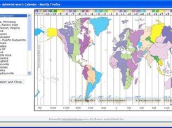 Time zone selection