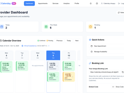 Calenday dashboard