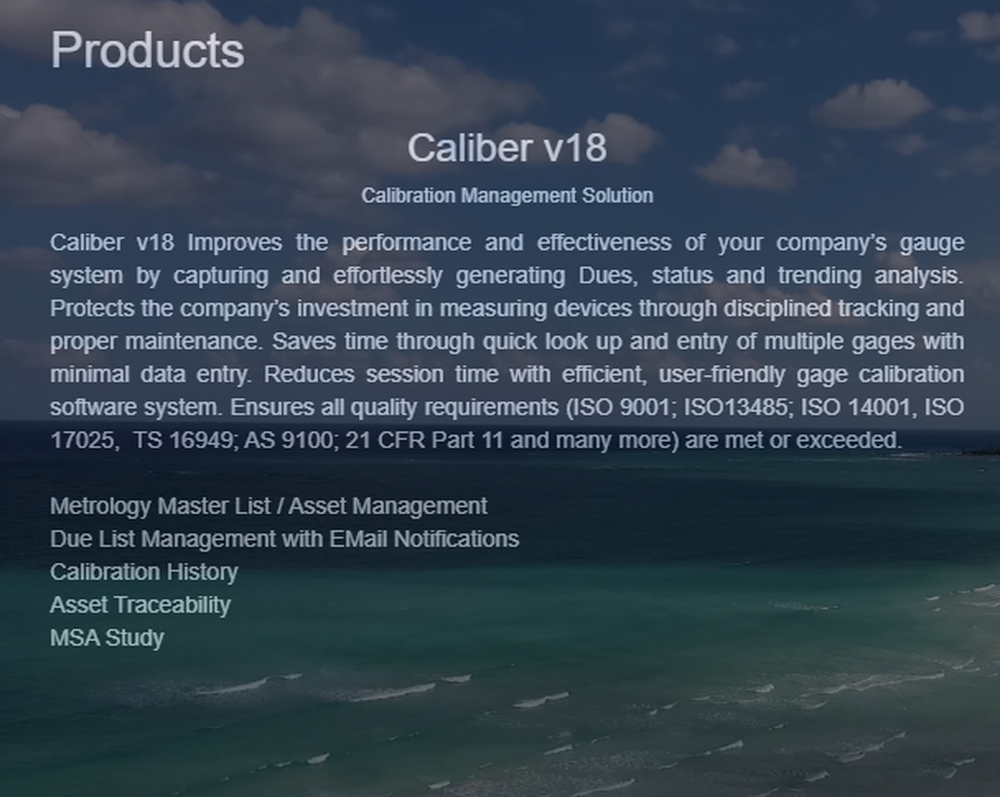 Caliber v18 Screenshot 1