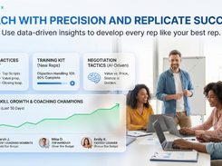 Empower your managers to coach with surgical precision. Our coaching dashboard provides automated "Training Kits" and "Negotiation Tactic" libraries derived from your team’s most successful calls. Monitor rep growth through visual performance charts and gamified badges for coaching milestones. By identifying "Best Practice" moments, Call Optix helps you replicate the habits of your top earners across the entire team for a culture of continuous sales excellence.
