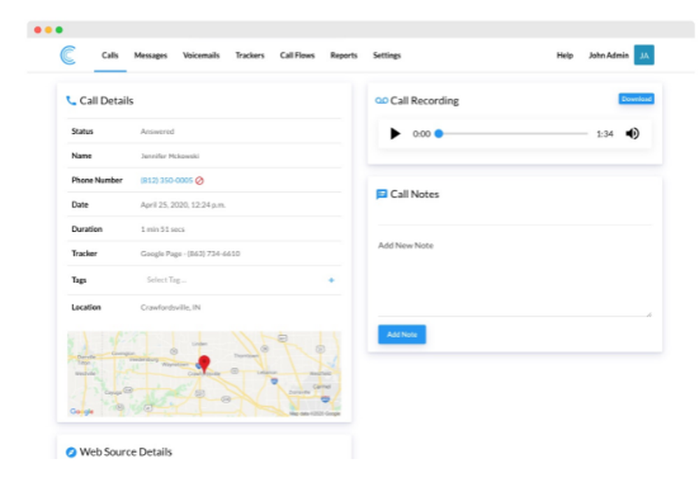 Call Tracker Screenshot 1