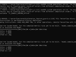 myrun.py running in self-test mode (microphone unplugged)