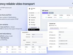 SRT, RTMP live streaming, Gateway