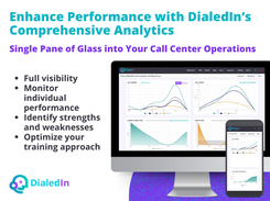 Gain full visibility into your call center with DialedIn’s advanced analytics—track performance, uncover insights, and optimize training from a single pane of glass.