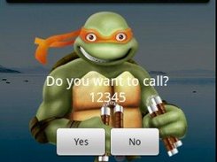 Call Confirm DIY comes with a translucent popup UI