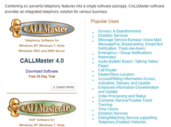 CALLMaster Software Screenshot 1