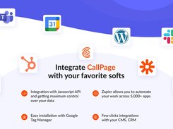 Integrate CallPage with your favourite tools