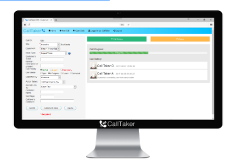 CallTaker Screenshot 1