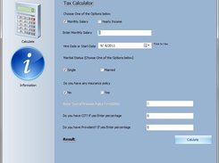 Tax Calulator Screenshot 2