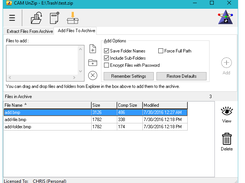 CAM UnZip Screenshot 1