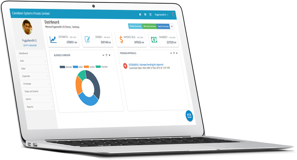 CamE CRM Screenshot 1