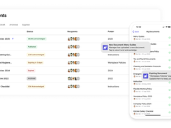 Manage team documents on Camelo
