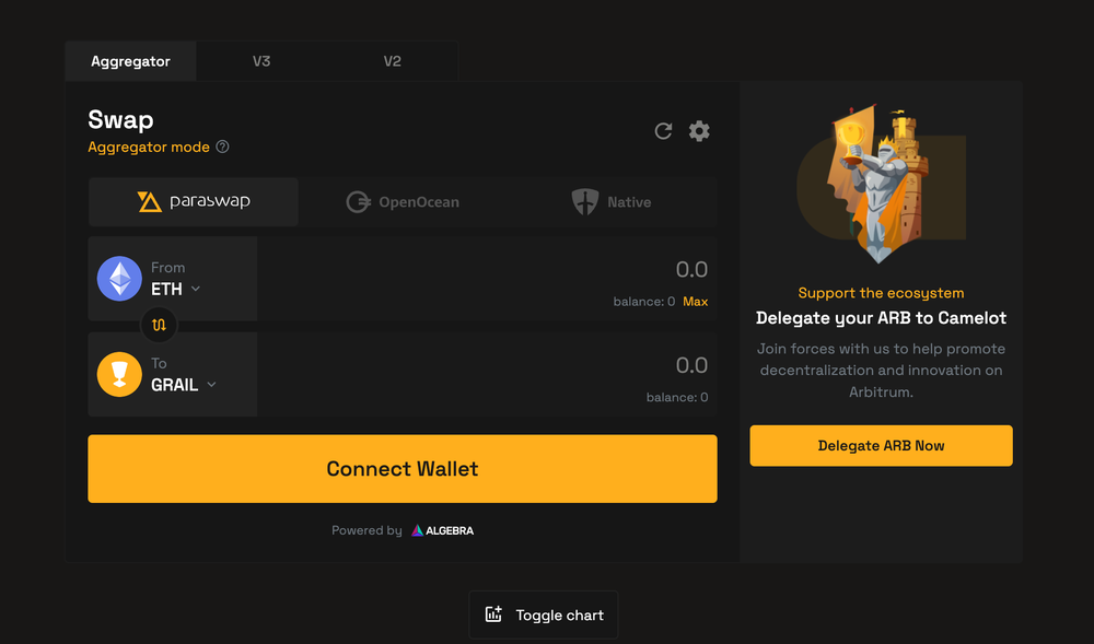 Camelot DEX Screenshot 1