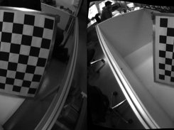 distorted and undistorted image