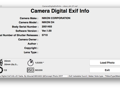 Camera Digital Exif Info Screenshot 5