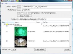 Camera Photo Reader with Preview