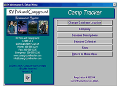 Camp Tracker Screenshot 2