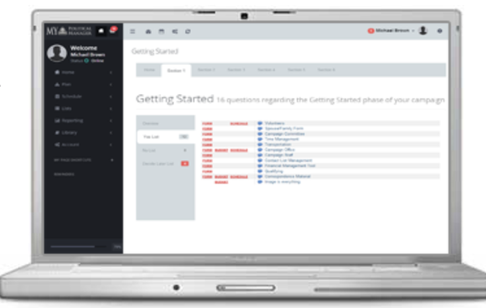 Campaign Planner Screenshot 1