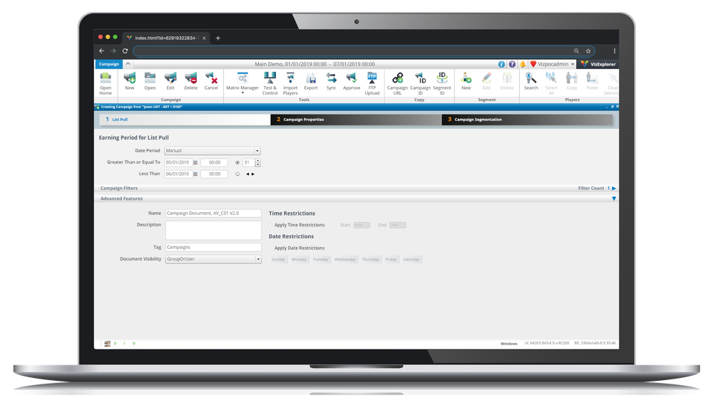 campaignViz Screenshot 1