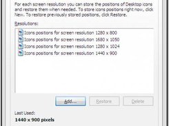 Desktop Icons Positions