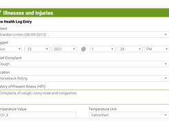 CampDoc Health Log