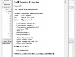 CAM Schema Evaluation Tool