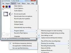 CamStudio Main Options