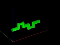 CSG model of a simple crankshaft