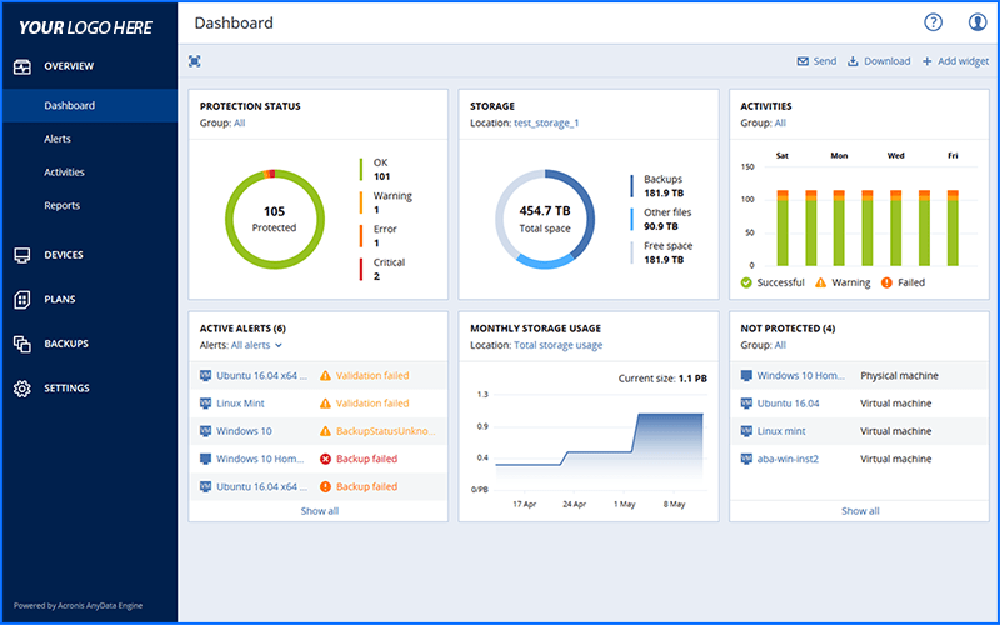 Canadian Cloud Backup Screenshot 1