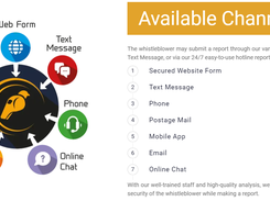 Canary Whistleblowing System Screenshot 1